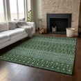 thumbnail image 6 of Addison Rugs Mayfield Washable Transitional Boho Olive Rectangle Rug, 5' x 7'6", 6 of 6