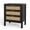 Black, variant on Night Stand, Easy Assembly 3 Layers Rugged Bedside Chest Elegant Multifunctional For Living Room