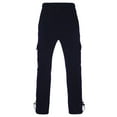 thumbnail image 2 of AKsit Mens Fashion Fleece Running Sweatpants Big Size Wild Cargo Pant(Navy L), 2 of 5