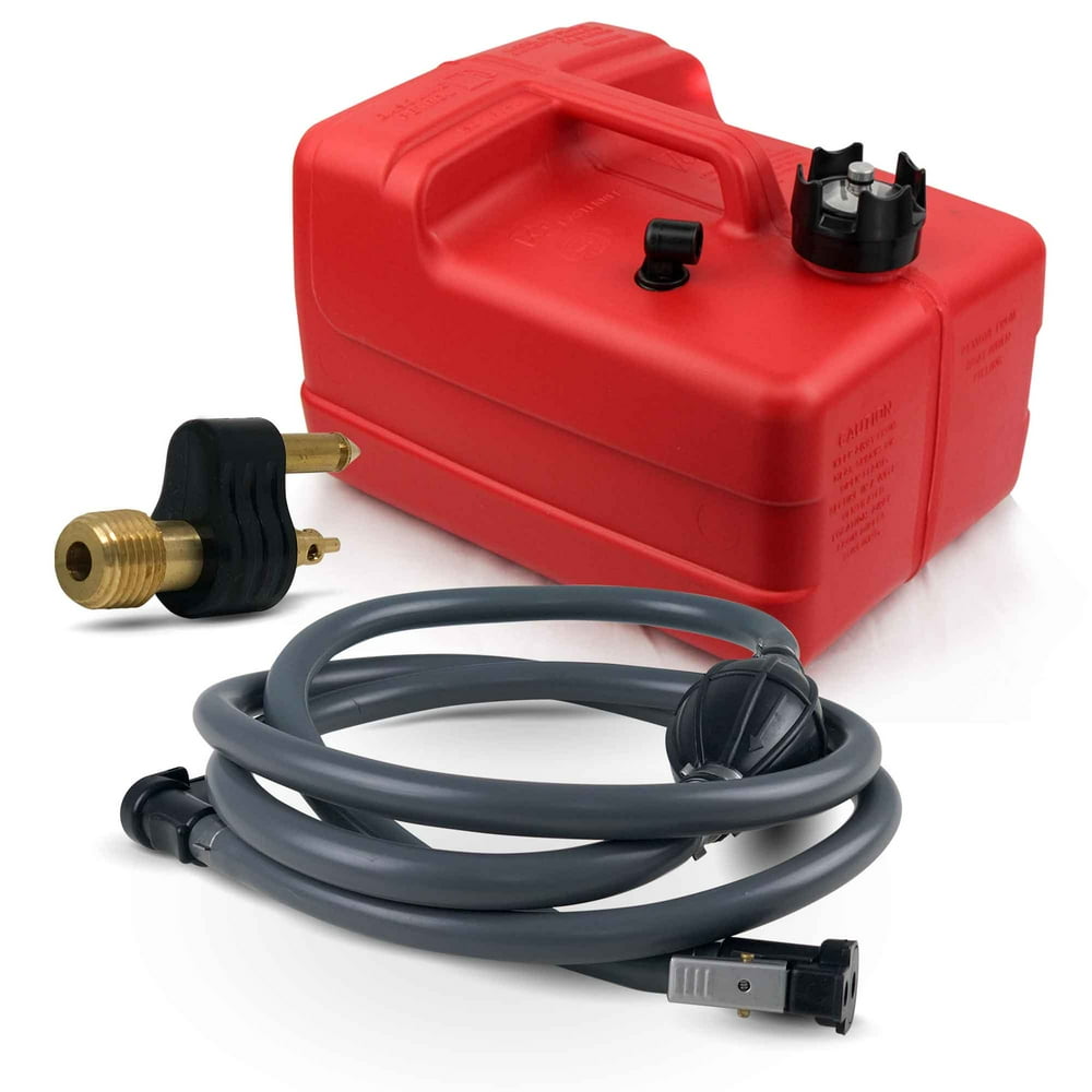 Five Oceans 3 Gallon Marine Portable Fuel Tank Kit (OMC/Evinrude