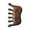 Brown-C, variant on Wooden Massage Comb for Scalp Massage Portable in Cat Design Gentle Head Care Tool for Family Use, 4.72*2.36 inch, Brown-A