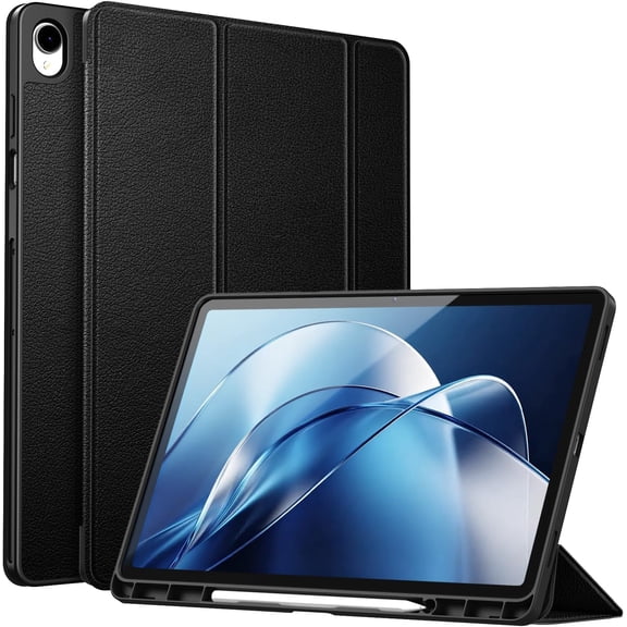 Fintie Slim Case for Samsung Galaxy Tab S12 Plus 12.6" 2026, Soft TPU Back Cover, Viewing & Typing Angles, Full Protection, S Pen Holder, Auto Wake/Sleep, Black