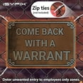 thumbnail image 4 of HELLOYOUNG Come Back Warrant Tin Sign 8x12 Inch Vintage Metal Wall Decor Retro Art for Home Bar Man Cave Garage, 4 of 5