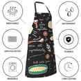 thumbnail image 5 of Kdxio Vegetable Quiche Apron with Pockets Adjustable Kitchen Aprons for Men Women Waterproof Aprons for Cooking,Drawing,Crafting, Baking Household Cleaning, 5 of 8