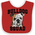 thumbnail image 3 of Inktastic Dog Bulldog Squad Boys or Girls Baby Bib, 3 of 4