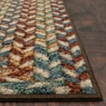 Mainstays Traditional Multicolor Print Braid Indoor Area Rug, 5'x7