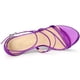 thumbnail image 4 of Sandalias de tacón de Aguja Allegra K con tiras Púrpura 36, 4 of 6