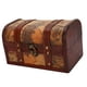 thumbnail image 3 of Caja de madera vintage para guardar joyas, cofre del tesoro hecho a mano (mapa), 3 of 14