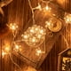 thumbnail image 5 of Luces de hilo florales USB 20 LED 9,84 pies - Luces de flores de alambre de cobre flexible para decoración interior, bodas, fiestas, patios y fiestas, 5 of 7
