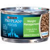 Purina Pro Plan Weight Control Pate Wet Cat Food, FOCUS Weight Management Turkey & Rice Entree - 3 oz. Pull-Top Can