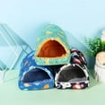 thumbnail image 3 of Cute Cartoon Rabbit Squirrel Mini Cage Guinea Pig Nest Small Animal Mice Rat Pet Sleeping Bed Hamster House Winter Warm Soft Mat, 3 of 5