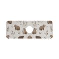 thumbnail image 7 of Yayeee Faucet Mat for Kitchen Sink 14.7" Diatomite Long Splash Guard Pad, Light Gray Bears, 7 of 7
