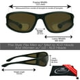 thumbnail image 2 of proSPORT Fishing Polarized BIFOCAL Sunglass Readers Wrap Around Brown Men Women, 2 of 5