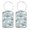 Multi3, variant on RATGON 2 Pack Luggage tag PU Leather with Stainless Steel Loop Alien Planet Travel Trip