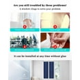 thumbnail image 3 of Window Privacy Film, Navy Blue UV Sun Blocking Window Tint Film Heat Control One Way Blackout Window Film, Pure Blue Solid Color Simple Minimalism Art Non Adhesive Static Cling Sticker 29.5x118 In, 3 of 7