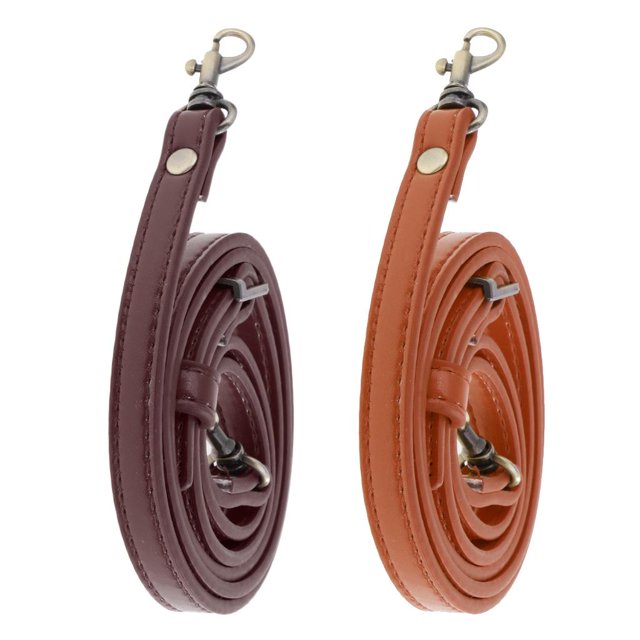 2 piezas de moda para mujer, correa de material cuero para monedero, correa de repuesto para el cuerpo cruzado, cinturones con asa Hugo correas de bolso ajustables