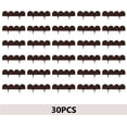 thumbnail image 3 of Garden Border Edging in Half Round (Semicircle) Arched Design - 30pcs Brown Yard Landscaping Fence Liner Lawn Edge Barrier - 40ft. Kit of Decorative Lawn Landscape Panels Elements, 3 of 8
