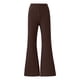 thumbnail image 5 of Pantalones rectos de yoga para mujer: tiro medio, pierna ancha, cintura elástica, bolsillos laterales profundos, lavado a mano, poliéster-spandex, tallas XS-XL, para el trabajo/el fin de semana., 5 of 5