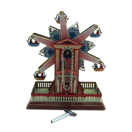 

FRCOLOR Tin Toy 435 Creative Metal Toy Props Ferris Wheel Home Furnishing Articles(As Shown)