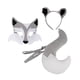 thumbnail image 1 of Conjunto de máscara y diadema de cola de para disfraces y juegos de rol de Halloween y festivales., 1 of 9