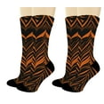 thumbnail image 1 of ThisWear Wild Animal Gifts Tiger Print Socks Tiger Apparel Animal Print Socks 2-Pairs Novelty Crew Socks, 1 of 5