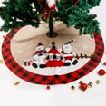 thumbnail image 1 of RV Santa Claus Muñeco de nieve Rojo Negro A cuadros Árbol de Navidad Falda Nueva Navidad Decorativo Árbol de Navidad Delantal brillar  Electrónica, 1 of 4