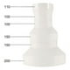 thumbnail image 3 of Ventilation Pipe Reducer Adapter Pipe Duct Adapter Pipe Connector For Inline Ventilation System(150 Banmo, 3 of 5
