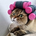 thumbnail image 4 of Rvaymup Cute Hat for Cat Pet Cap Keep Hilarious Landlady Headwear Dress Up Costume Cosplay Accessories for Cats and Dogs, 4 of 12