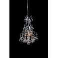 thumbnail image 1 of 1 Light Mini Chandelier with Chrome finish, 1 of 3