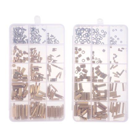 

1 Set Brass Standoff Stainless Steel Screw Nut Assortment Kit (360pcs per set)