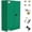 green, variant on Industrial Flammable Safety Cabinet, Double-Wall Galvanized Steel - Fireproof Storage, Manual Close Doors, Adjustable Shelves, Yellow - Secure Flammable Liquid Storage