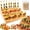 6-Tier, variant on Bamboo Skewer Holder, 6-Tier Skewer Holder Food Display with 100 Heart-Shaped Skewers, Wooden Buffet Pick Stand for Fruit, Veggie, Meat, Cheese, Perfect for Party, Wedding & Catering (5-Tier)