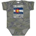 thumbnail image 3 of Inktastic Established August 1, 1876 Colorado Flag Boys or Girls Baby Bodysuit, 3 of 5