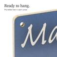thumbnail image 5 of Maine, Adirondack Chairs on the Beach Birch Wood Wall Sign (6x9 Rustic Home Decor, Ready to Hang Art), 5 of 5