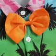 thumbnail image 5 of MEZZALL Toddler Baby Boy Clothes Shirt Tee Tops Bowtie Shorts Set Little Boys Clothing Summer Outfits, Green, 18-24 Months, 5 of 7