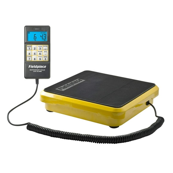 Fieldpiece Báscula de refrigerante comercial ligera y residencial SRS1