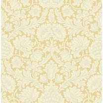 Brewster Home Fashions Brewster Bamburg Mustard Floral Wallpaper