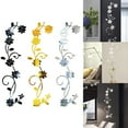 thumbnail image 7 of KDJ 3D Rattan Flower Stickers for Wall Door Living Room Bedroom Decal DIY Decor - for Home Decor, 7 of 7