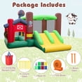 thumbnail image 4 of Costway Inflatable Bounce House Kids Castle Slide Bouncer with 750W Blowe, 4 of 10