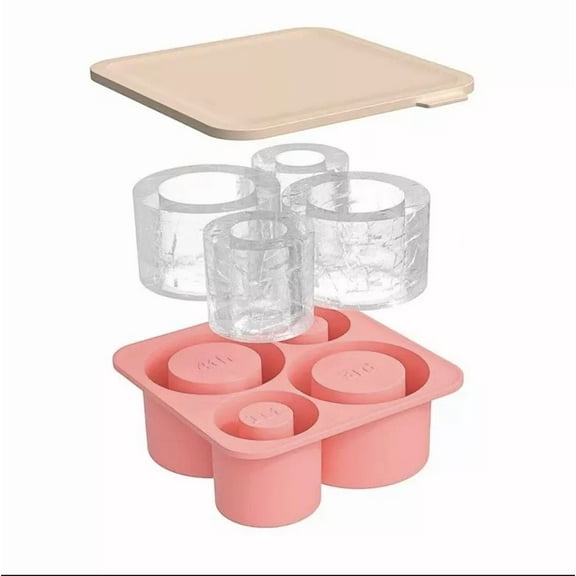 For Stanley Cup Special Ice Cube Tray Mold Tumbler Cup Silicone Ice Mold W/ Lid