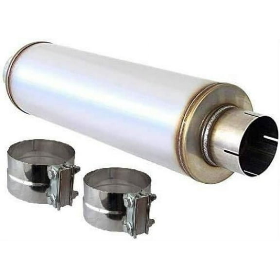 Performance Diesel Muffler 5" ID  inlet / 5" outlet  24" body 30" overall length