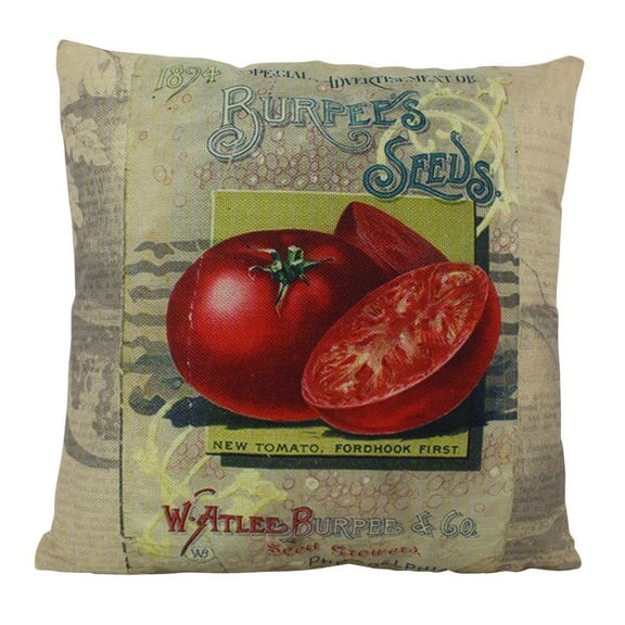 Tomatoes | Pillow Cover | Vegan | Vegan Gift | Farmhouse Decor | Home Decor | Throw Pillow | Modern Farmhouse | Gift for Her | Fruit