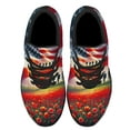 thumbnail image 2 of Memorial Day Remembrance Of Fallen American flag Shoes Sneakers Black Size 8, 2 of 7