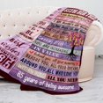 thumbnail image 2 of LHSHID 85th Birthday Gifts for Women Blanket 85th Birthday Gifts Gifts for 85 Year Old Women Her Sister Soft Cozy Throw Blanket 40"x50", 2 of 7