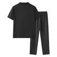 thumbnail image 5 of Gamivast Men's Casual Set Short Sleeve Button Neck Top and Pants with Pocket Detail Outfit for Summer Daily Work Golf Travel Lounge Walking Suit, 5 of 5