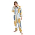 thumbnail image 5 of Vzayyk 4T-14Y Size Aviliable Cozy One-Piece Footless Sleeper Pajama Yellow Palette Of Pumpkins, 5 of 8