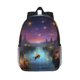 thumbnail image 1 of Easygdp Magical Bees Twilight River Mochila Ligera de 15 Pulgadas para Estudiantes, Mochila Cómoda para la Escuela y Viajes, Correas Ajustables, 1 of 6