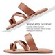 thumbnail image 4 of Sandalias Luoika para mujer, planas, anchas, color canela, 12 x W, verano, playa, 4 of 9