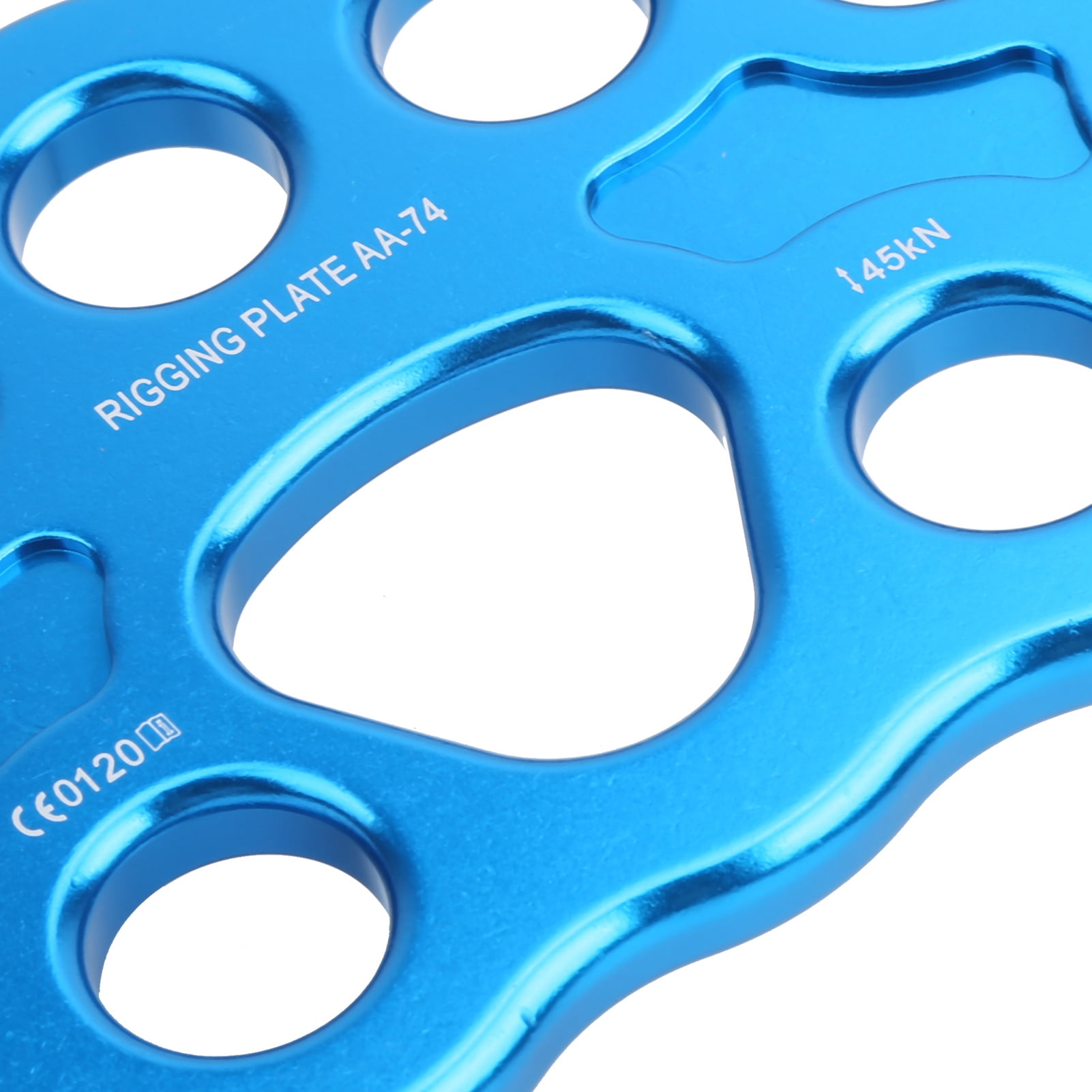 45KN 8‑Hole Rigging Plate Multi Anchor Split Divide Connector for Rock Climbing Outdoor Activities