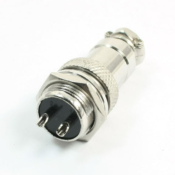 P16-2 Core 16mm 2 Pin Stepper Motor Aviation Cable Connector Plug